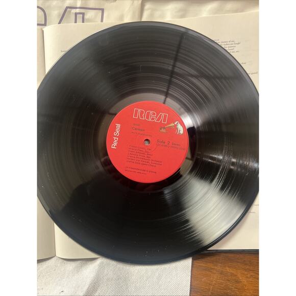BIZET CARMEN 3-LP BOX SET EX+ VINYL + BOOK RCA RED SEAL 1964 ULTRASONIC CLEAN!! - Picture 5 of 16